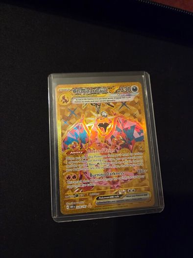 Charizard Obsidian flames Gold card