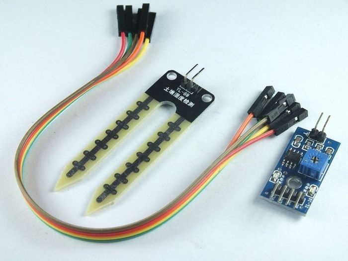 Soil humidity sensor module for Arduino