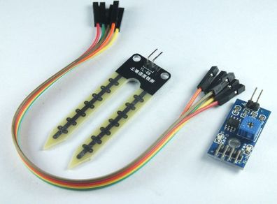 Soil humidity sensor module for Arduino