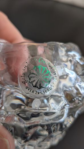 Vintage Galway Irish Crystal 24% Lead Crystal Votive Candle Holder