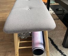 grey bench