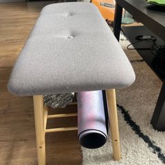grey bench