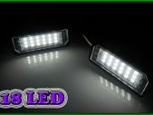 Audi, Vw, Porsche,  Mercedes-benz, Seat, Skoda, Ford, Honda, Nissan, Opel, Vauxhall, Peugeot, Citroen, Toyota Smd Led Licence Plate Lights