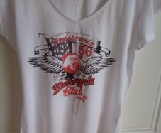 Ladies Motor Bike Club T - Shirt for Sale
