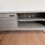 Grey Wood Furniture Set : side board, Nest of Tables and Shelving Unit Image 4
