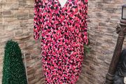 Marks and Spencers  Slinky dress knee length size 22 spring summer holidays occasions outfit Postage included