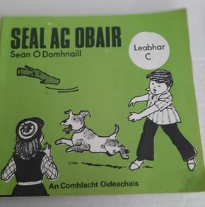 Old Gaeilge school book 1976