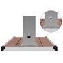 Outdoor Shower with Tray WPC Stainless Steel Image 8