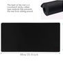 Mouse mat/Large Mouse Pad 600 300 3 mm | XL mousepad | desk mat/Gaming Mouse pad | improved precision and speed | rubber base for stable grip on smooth surfaces | table pad(60 30 Black Image 2