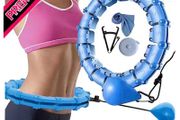 Smart Hula Hoop for Adults, Weighted Hoola Hoops 27 Knots Detachable Ring Adjustable Size, Hula Hoops with Auto-Spinning Ball MULTIPLE COLOURS AVAILABLE (FREE SHIPPING)