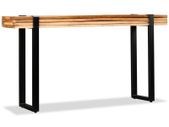 Console Table Solid Reclaimed Wood Adjustable