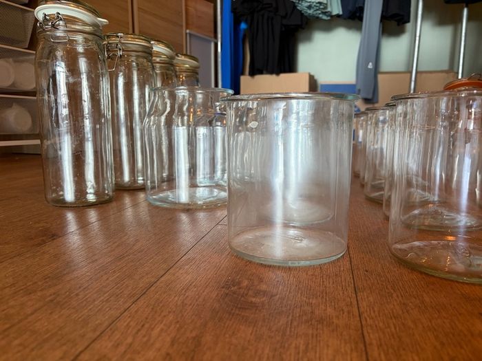 glass jars