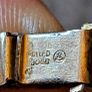 Vintage Thomas L Mott Rolled GoldCurb link Bracelet Image 2
