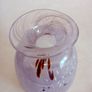 Caithness Scottish Art Glass Swirl Lavender Vase Image 2