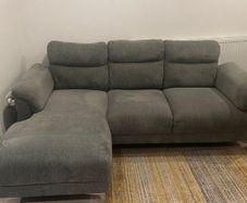 Left hand facing sofa and an arm chair