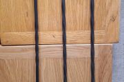 Three long handled fire tools