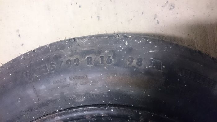 space saver wheel 125/90/R16