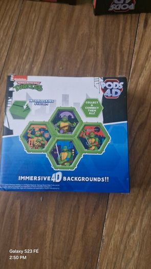 Tennage Mutant Ninja Turtles Pods 4D comnnection Collection -