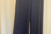 Apricot Navy Lace Wide Leg Trousers