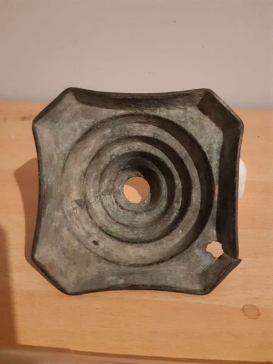 old brass lamp stand