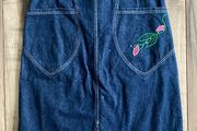 Vintage Denim Skirt