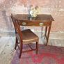 A mahogany Georgian Writing Table. Image 3