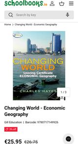 Changing World leaving cert geography