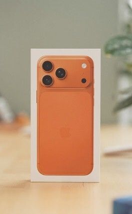 New Sealed Irish Apple iPhone 17 Pro Max 256 GB: 6.9-inch Display with ProMotion, A19 Pro Chip, Best Battery Life in Any iPhone Ever, Pro Fusion Camera System, Center Stage Front Camera; Cosmic Orange