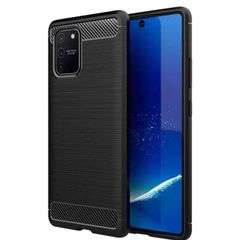 Shockproof Case For Samsung GALAXY S10 LITE Carbon Fibre Effect Back Cover