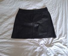 Faux Leather Mini Skirt