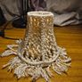 Vintage White Crochet Lampshade Image 2