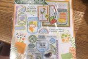card making9 piece die set and 17 coordinating stamps