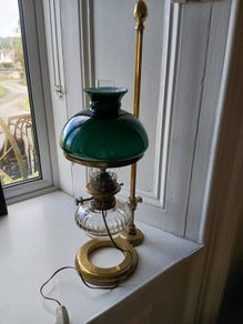 Antique oil lamp