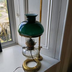 Antique oil lamp
