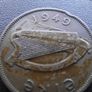 1949 Irish Half Penny Image 3