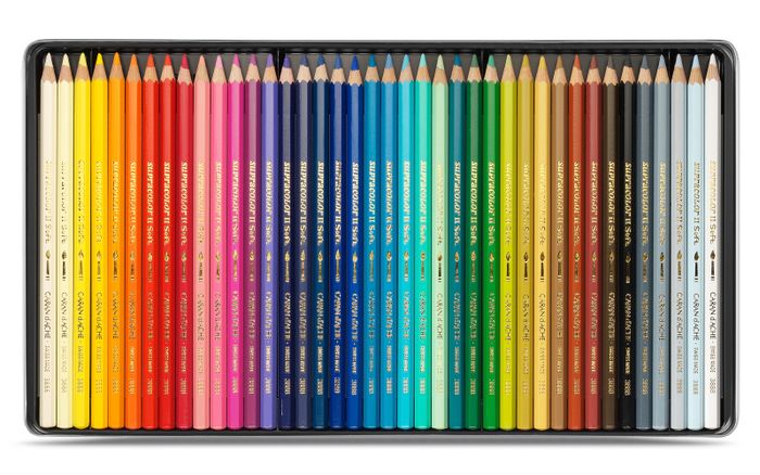 Caran dAche Supracolour Pencils (40 in a Metal Box)