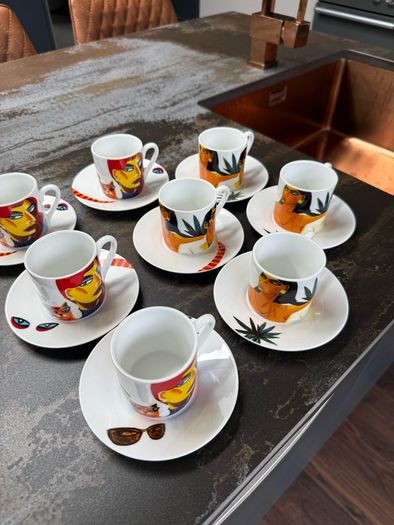 knuttel espresso cups & saucers