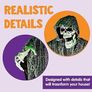 Halloween Hanging Grim Reapers 3 Pack One 47inch and Two 35inch Halloween Grim Reapers, Halloween Skeleton Flying Ghost for Haunted House Prop decor, Halloween Outdoor Indoor Decor Image 4