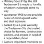 JCB Tradesman 3 Smart Feature Rugged Waterproof 4g Mobile Sim-Free Dual-Sim Phone With Whatsapp - Black Image 5