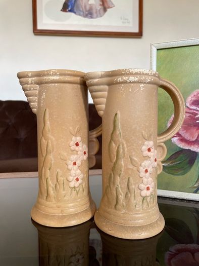 Vintage 1950s Art Deco Style Jugs