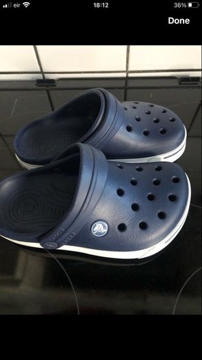 Boys crocs like new size 1