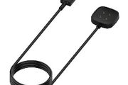For Fitbit Sense 2 Magnetic Charging Cable Black