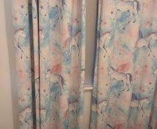 Bedroom curtains/ Unicorn