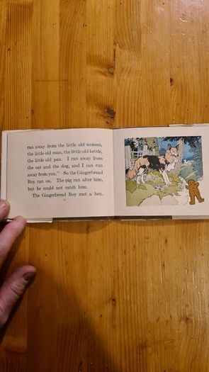 Children's Books. 1x Old Mother Hubbard. 2 X The Gingerbread Man. 3x The Childs Garden Of Verse. By Robert Louis Stevenson Illustrated.