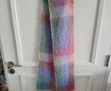 St Alban's Mohair scarf made in South Africa in very good condition with no issues 230cm x 17cm FREE STANDARD POSTAGE INCLUDED