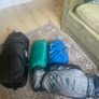 Camping gear -tents, mattress, sleeping bags. Image 2