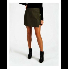 Mini Faux Leather Skirt size 12