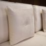 Olympia Cream Fullback Plush Velvet Fabric Sofa Set Image 7
