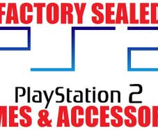 PS2 Factory Sealed Playstation Games and Accessories