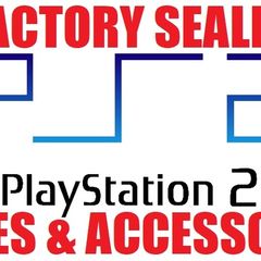 PS2 Factory Sealed Playstation Games and Accessories